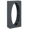 Image de vidaXL Portant de Bois Chauffage Anthracite 50x23x100 cm, Support à bûches de cheminée, Support à bûches, Support à bûches