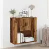 Image de vidaXL Meuble mural Bois Ancien 80 x 33 x 80 cm Bois d'ingénierie