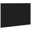 Image de vidaXL Tête de lit Chêne Noir 120 x 1,5 x 80 cm Bois d'ingénierie, Têtière rectangulaire Moderne, Bois Durable, Meuble Pratique pour Chambre, déco élégante et Accessoires de lit