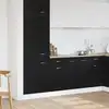 Image de vidaXL Armoire suspendue avec tiroir Chêne noir 40 x 46 x 81,5 cm