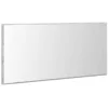 Image de vidaXL Miroir Gris Sonoma Clair 80 x 37 cm Verre et Bois Ingénierie, Miroir de Salle de Bain Moderne, rectangulaire, sans Cadre, Surface réfléchissante, économique et éclairage LED