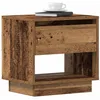 Image de Table de chevet en vieux bois 45x34x44 cm en bois reconstitué