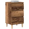 Image de vidaXL Cabinet de Chevet Bois Ancien 40 x 35 x 70 cm Bois d'ingénierie, Table de Nuit Moderne, Rangement Rustique, Meuble Fonctionnel, tiroir Compact pour la Chambre