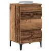 Image de vidaXL Cabinet de Chevet Bois Ancien 45 x 35 x 44 cm Bois d'ingénierie, Table de Nuit compacte, Rangement Rustique, Table élégante, Surface Moderne, Organisateur pour Chambre