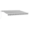 Image de vidaXL Auvent Rétractable Anthracite 300 x 200 cm Tissu, Auvent Rétractable Ajustable, Solution Moderne pour Ombre, Canopée Rectangulaire pour Jardin, Terrasse et Patio