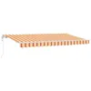 Image de vidaXL Auvent rétractable Jaune 400 x 200 cm Tissu