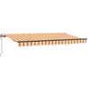 Image de vidaXL Auvent rétractable Jaune 400 x 200 cm Tissu