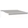 Image de vidaXL Auvent Gris clair 300 x 250 x 165 cm Polyester