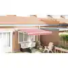 Image de vidaXL Auvent Rétractable Rouge et Blanc 350 x 250 cm