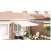 Image de vidaXL Auvent Rétractable Blanc 350 x 250 cm tissu