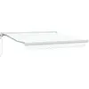 Image de vidaXL Auvent Blanc 350 x 250 x 165 cm Polyester et Aluminium