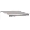 Image de vidaXL Auvent Gris clair 350 x 250 x 165 cm Polyester et Aluminium