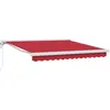 Image de vidaXL Auvent Rouge 350 x 250 x 165 cm Polyester et Aluminium