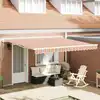 Image de vidaXL Auvent Rétractable Multicolore 400 × 300 cm
