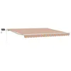 Image de vidaXL Auvent Rétractable avec Multicolore 400 ×300 cm Tissu, Jardin et terrasse, Store rétractable Moderne, Protection extérieure, Ombre résistante, Couverture Flexible