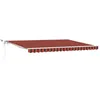 Image de vidaXL Auvent Rétractable Orange et Marron 450 × 300 cm, Auvent Télescopique Ajustable, Moderne, Résistant, Protection UV, Idéal pour Jardin et Extérieur