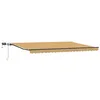 Image de vidaXL Auvent rétractable Multicolore 500 × 350 cm Tissu et Aluminium