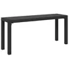 Image de vidaXL Banc de Jardin Noir 100 x 28 x 45cm Acier, Banc de Jardin en métal, Assise Durable, Design rectangulaire, mobilier Moderne, déco élégante, résistant intempéries