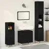 Image de vidaXL Ensemble de mobilier de salle de bain 3 pcs Chêne noir