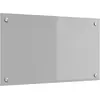 Image de vidaXL Protection de cuisine Gris clair 70 x 40 cm verre trempé