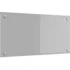Image de vidaXL Protection de cuisine Gris clair 80 x 40 cm verre trempé