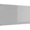 Image de vidaXL Protection de cuisine Gris clair 90 x 50 cm verre trempé