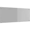 Image de vidaXL Protection de cuisine Gris clair 100 x 40 cm verre trempé