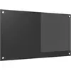 Image de vidaXL Protection de cuisine Gris foncé 90 x 50 cm verre trempé