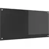 Image de vidaXL Protection de cuisine Gris foncé 100 x 50 cm verre trempé