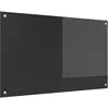 Image de vidaXL Protection de cuisine Gris foncé 100 x 60 cm verre trempé