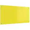 Image de vidaXL Protection de cuisine Jaune 100 x 50 cm verre trempé