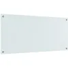 Image de Évier de cuisine blanc 110x50x0,6 cm en verre trempé vidaXL