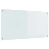 Image de Crédence de cuisine Blanche 120x60x0,6 cm en Verre trempé