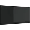 Image de vidaXL Crédence de cuisine Noir 120 x 60 cm verre trempé, Crédence en verre moderne, résistante à la chaleur, style chic, facile à installer, parfaite pour votre cuisine