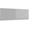 Image de vidaXL Protection de Cuisine Gris Clair 120 x 40 cm Verre trempé, Dosseret de Cuisine Moderne, Verre Résistant à la Chaleur, Élégante Mise à Niveau de Votre Espace, Panneau Protecteur Minimaliste