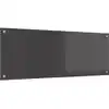 Image de vidaXL Protection de cuisine Gris foncé 110 x 40 cm verre trempé