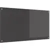 Image de vidaXL Protection de cuisine Gris foncé 110 x 60 cm verre trempé