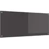 Image de vidaXL Protection de cuisine Gris foncé 120 x 50 cm verre trempé