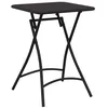 Image de vidaXL Table bistrot Anthracite 55 x 55 x 72,5 cm, Table de Patio carrée Moderne, Pliable, mobilier Jardin Compact, Repas extérieur résistant aux intempéries