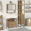 Image de vidaXL Ensemble de mobilier de salle de bain 3 pcs Chêne artisanal