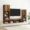 Image de vidaXL Meuble TV 4 pcs Bois ancien Bois d'ingénierie