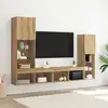Image de vidaXL Meuble TV 4 pcs chêne artisanal Bois d'ingénierie