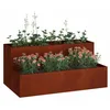 Image de vidaXL Cache-Pot de Jardin Rouillé 100 x 60 x 45 cm, Jardin et terrasse, bac en métal, déco Moderne, Container Durable pour Plantes