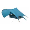 Image de vidaXL Tente tipi avec Toit avec évent Bleu et Gris 600 x 600 x 347 cm,