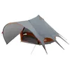 Image de vidaXL Tente tipi avec Toit Gris et Orange 600 x 600 x 347 cm,