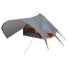 Image de vidaXL Tente tipi avec Toit Gris et Orange 600 x 600 x 347 cm,