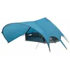 Image de vidaXL Tente tipi avec Toit avec évent Bleu et Gris 600 x 600 x 347 cm,