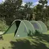 Image de vidaXL Tente tunnel 4 personnes Vert et blanc 778 x 356 x 210 cm