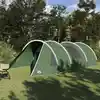 Image de vidaXL Tente Tunnel 5-Personnes Vert et blanc 778 x 356 x 210 cm
