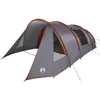 Image de vidaXL Tente Tunnel avec Toit Gris et Orange 778 x 356 x 210 cm,